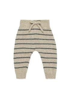 Knit Pant || Indigo Stripe