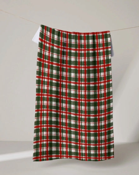 Alpine Plaid Tea Towel