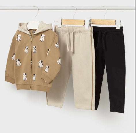 Baby 2-Pants Tracksuit -Biscuit