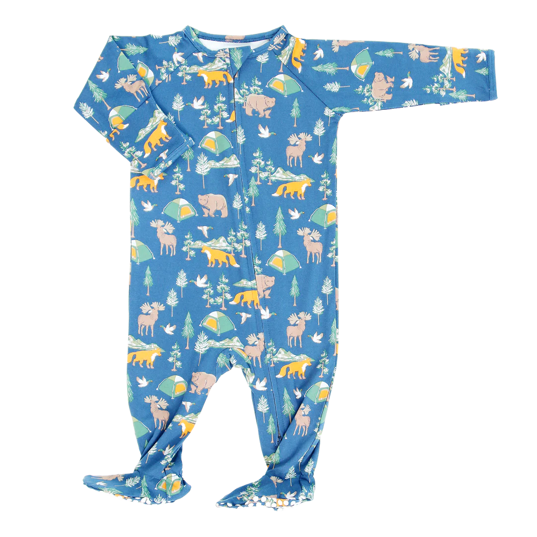 True Grit Zipper Footie