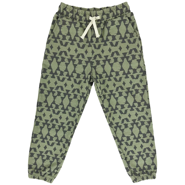 French Terry Sweat Pants- Camp Sage