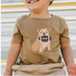Bulldog Football Patch Short Sleeve T-Shirt