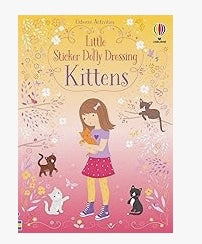 Little Sticker Dolly Dressing Kittens - Usborne