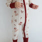 Bear-y Merry Zipper Romper