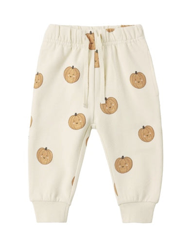 Relaxed Fleece Sweatpants- Pumpkins - Quincy Mae