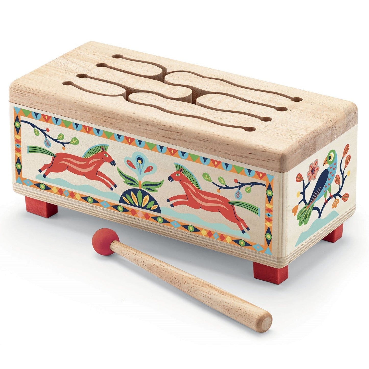 Animambo Wooden Drum Musical Instrument