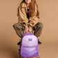 Kane Backpack - Lilac Chevron| Nylon Puffer - State Bags