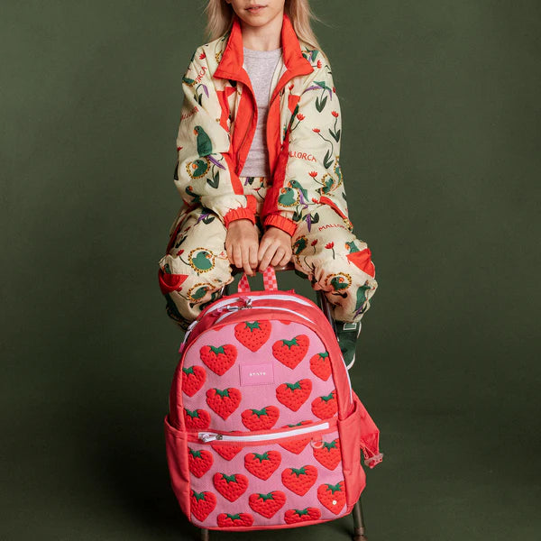 Kane Backpack - Strawberries | Intarsia