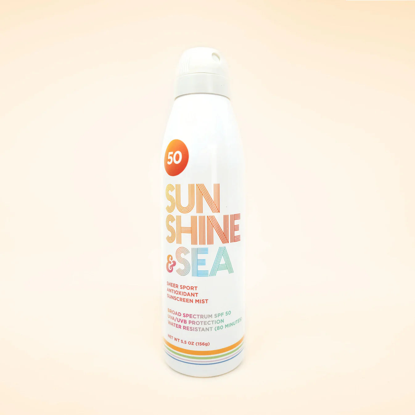 Sunshine & Sea SPF 50 Sparkle Free Sport Antioxidant Mist - Sunshine & Glitter