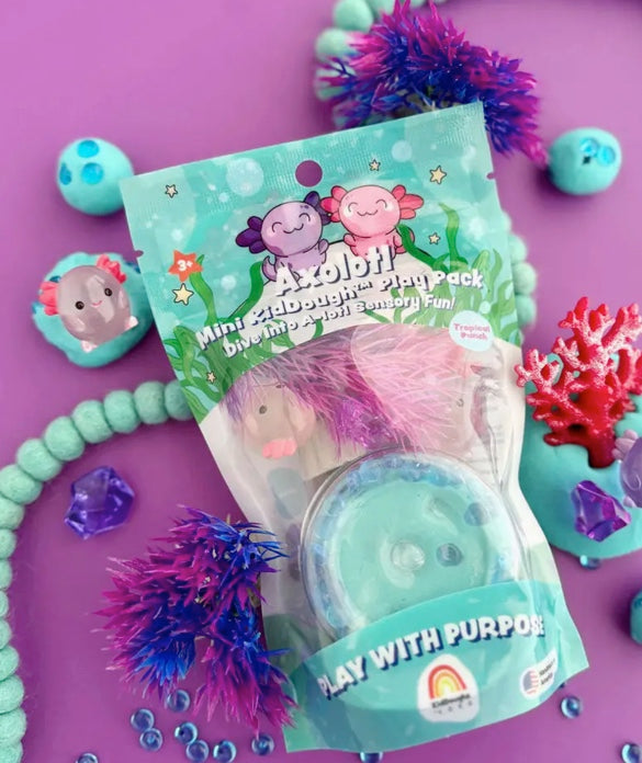 Kiddough Mini Play Pack- Axolotl