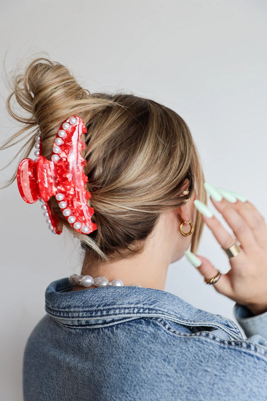 TORTOISE RED PEARL CLAW-LARGE