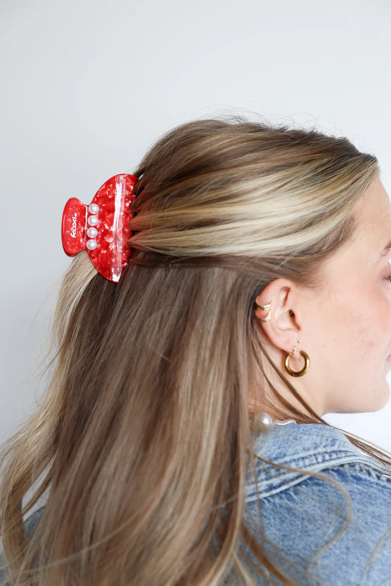 TORTOISE RED PEARL CLAW-MIDI