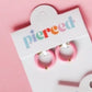Color Huggies Hoops- Pink - Pierced