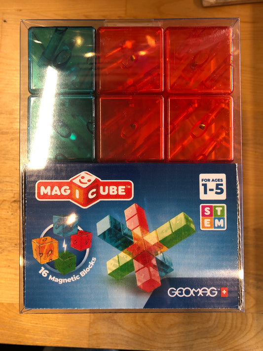 Magic Cube Gems Crystal cubes- 16 Pieces - Geomag
