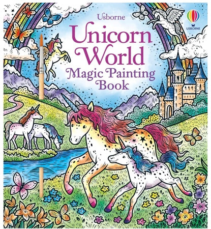 Unicorn World Magic Painting Book: