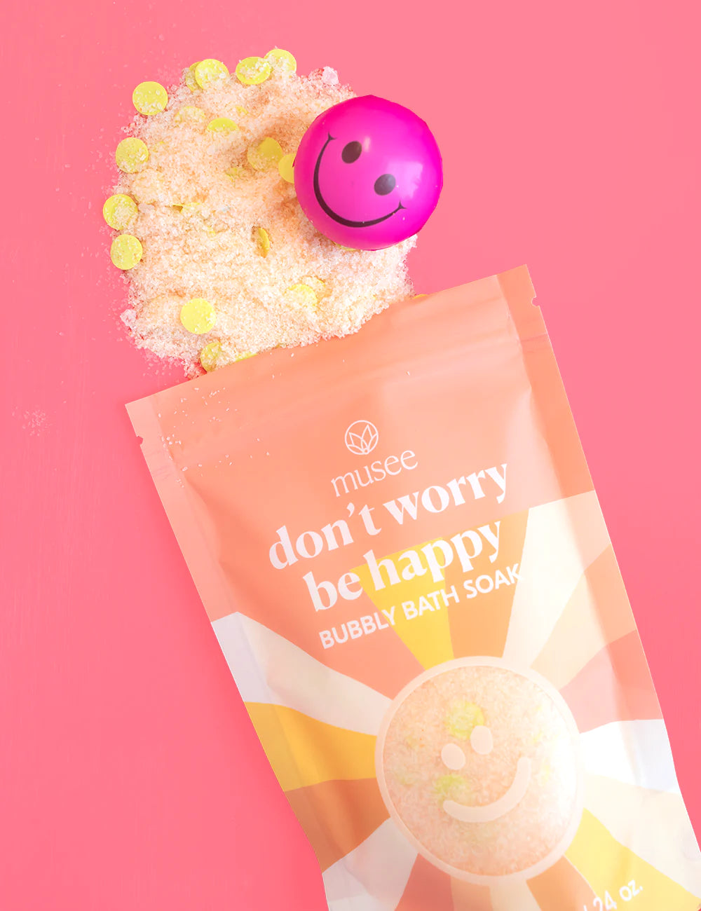 Don't Worry Be Happy Bubbly Bath Soak - Musee