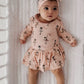 Ruffle Bodysuit Dress Set- Ribbon Ballerina