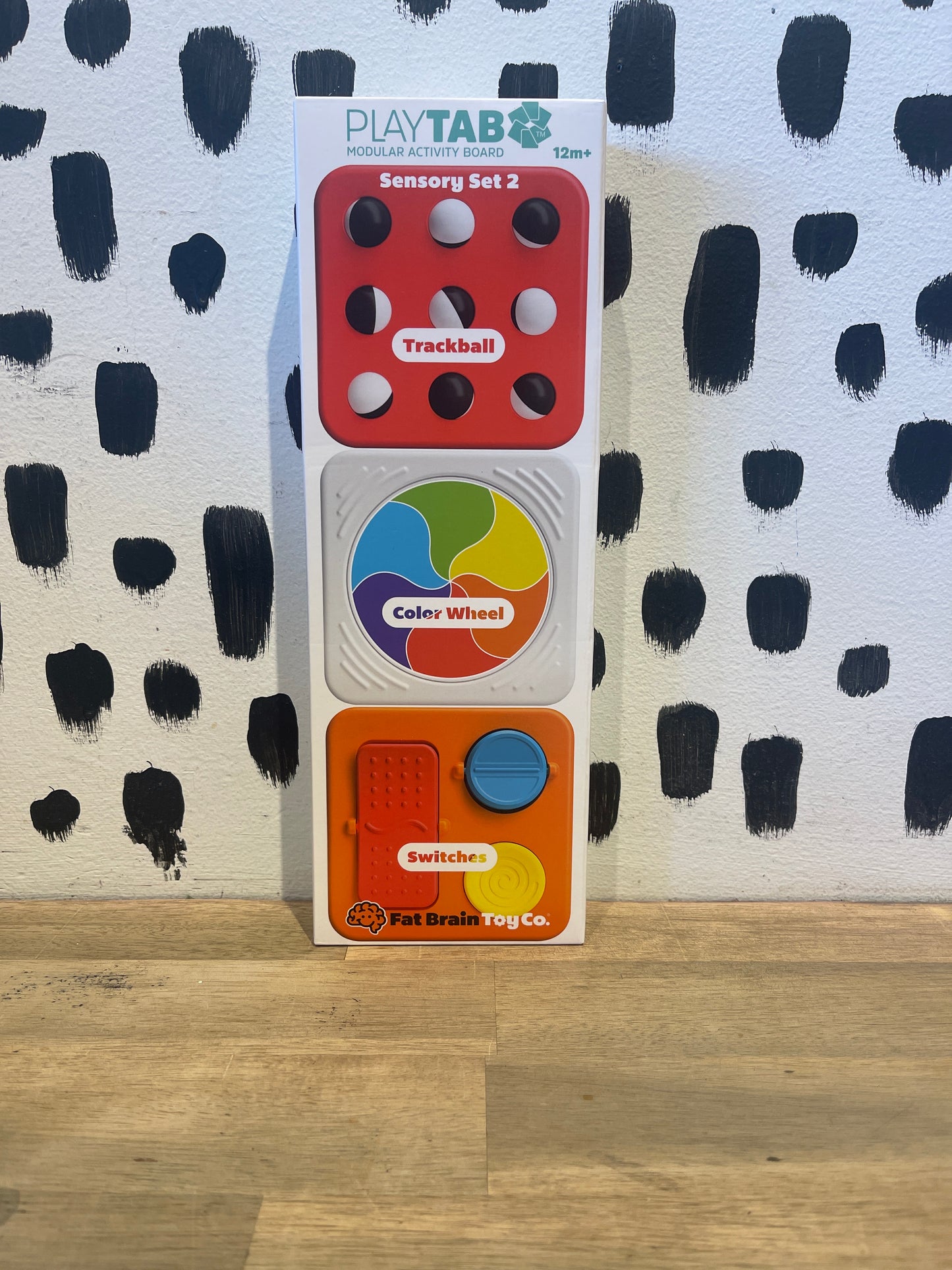 PlayTab - Modular, Sensory Activity Board for Babies and Toddlers - Fat Brain Toy Co