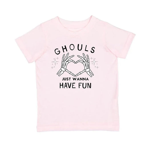 Ghouls Just Wanna Have Fun Halloween Short Sleeve T-Shirt - Sweet Wink