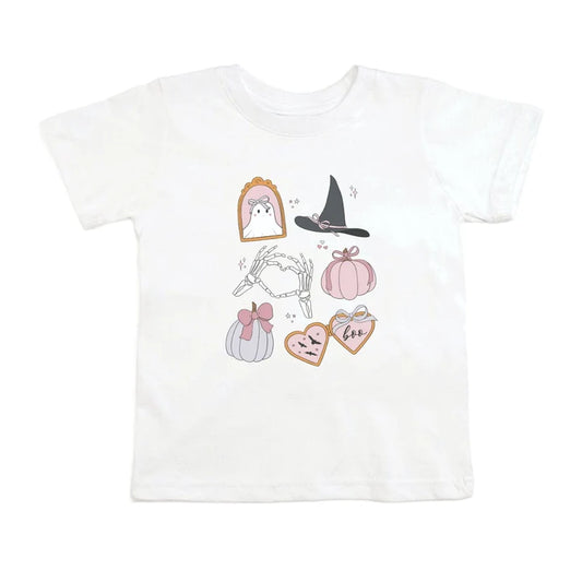 Spooky Girlie Halloween Short Sleeve T-Shirt - Sweet Wink