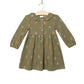 Frill Collar Dress- Lichen Mushrooms - City Mouse