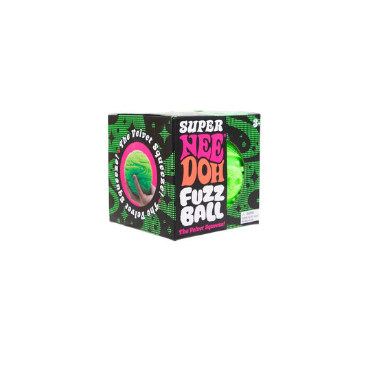 Schylling Super Fuzz Ball NeeDoh Squishy Fidget Toy Multicolor - schylling