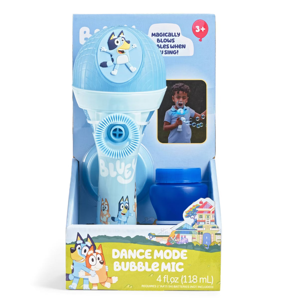 Bluey Dance Mode Bubble and Sing Microphone - Little Kids