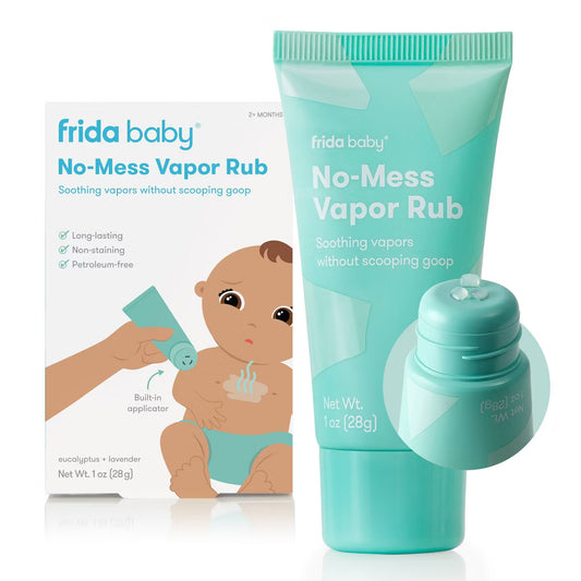 Frida Baby No-Mess Vapor Rub for Chest, Neck, and Back - Soothing Eucalyptus & Lavender - FridaBaby