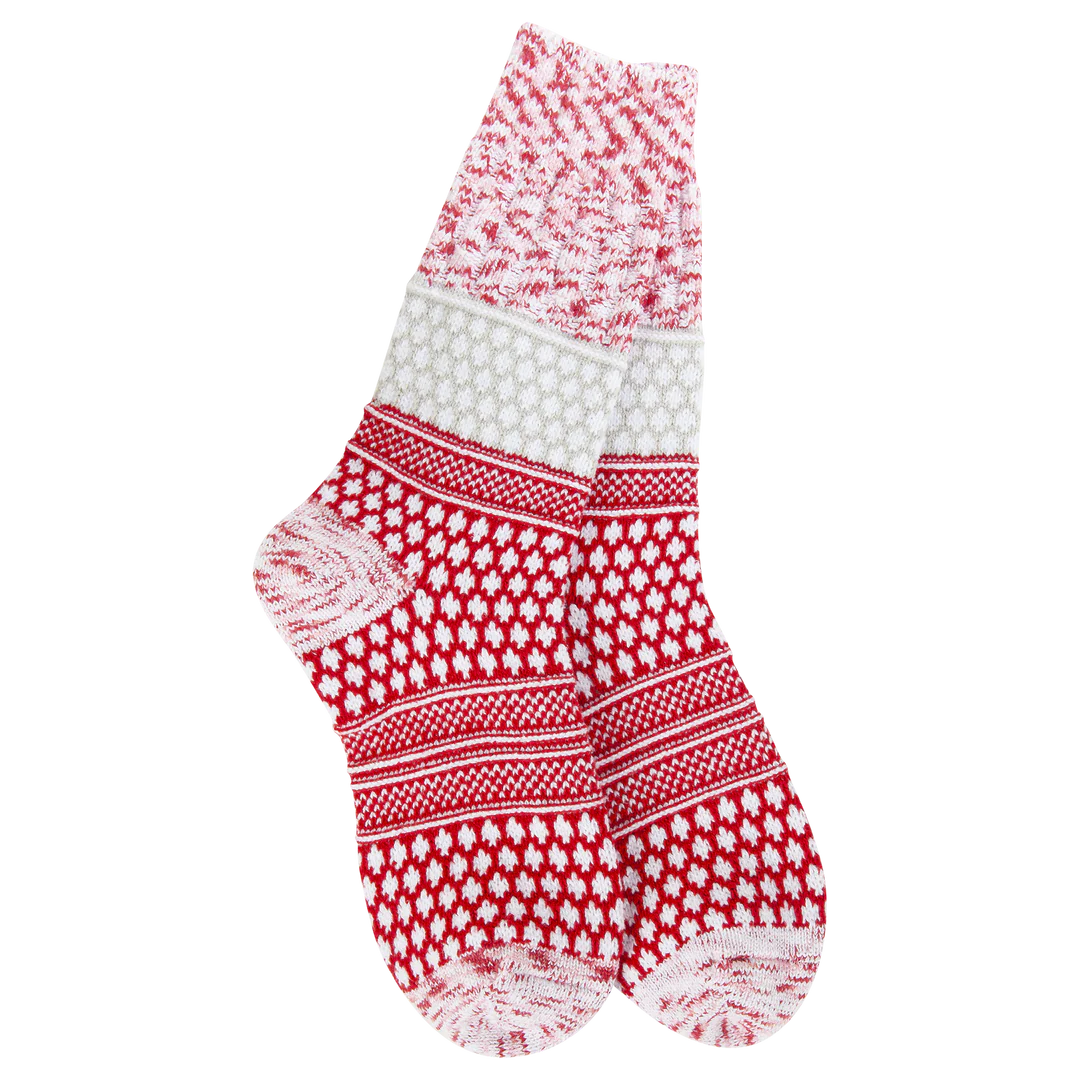 Gallery Textured Crew - Peppermint Multi
