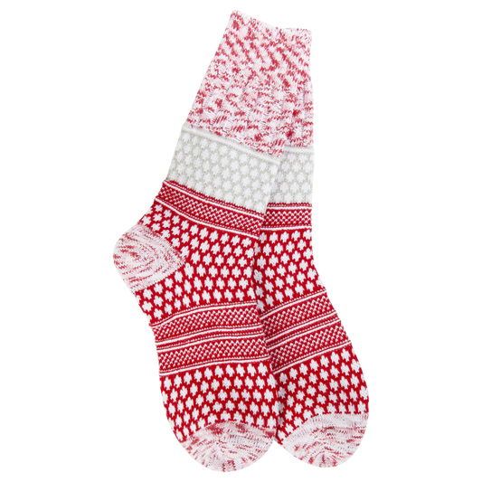 Gallery Textured Crew - Peppermint Multi