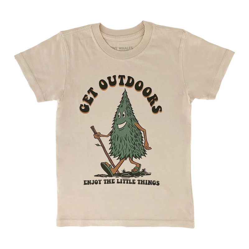 Get Outdoors Enjoy the Little Things Tee - Tiny Whales