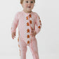 Gingerbread Cookie Zipper Romper