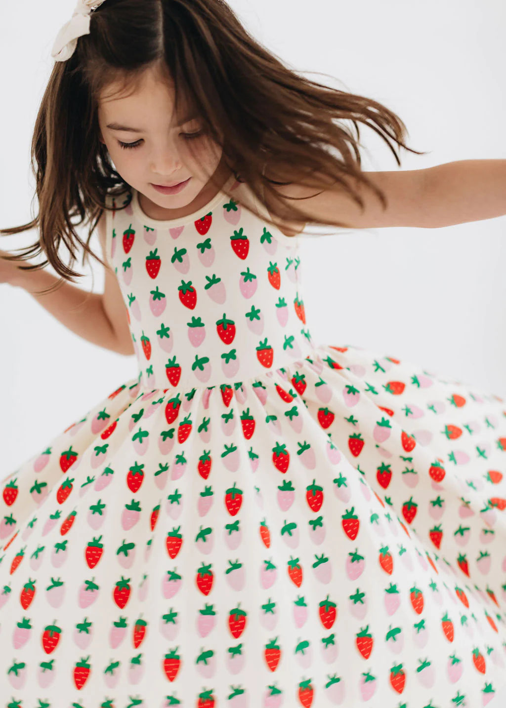 Sleeveless Twirl Dress in Strawberry Blush (Sleeveless-Twirl-Dress-In-Strawberry-Blush)
