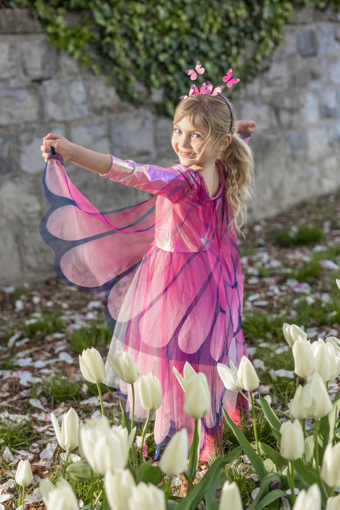 Butterfly Twirl Dress with Wings