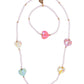 Heart Geode Necklace & Bracelet Set Sale price