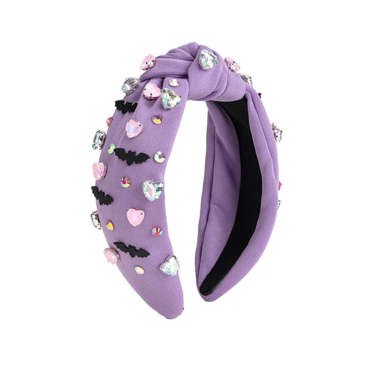 Bat Halloween Gemstone Headband - Sweet Wink