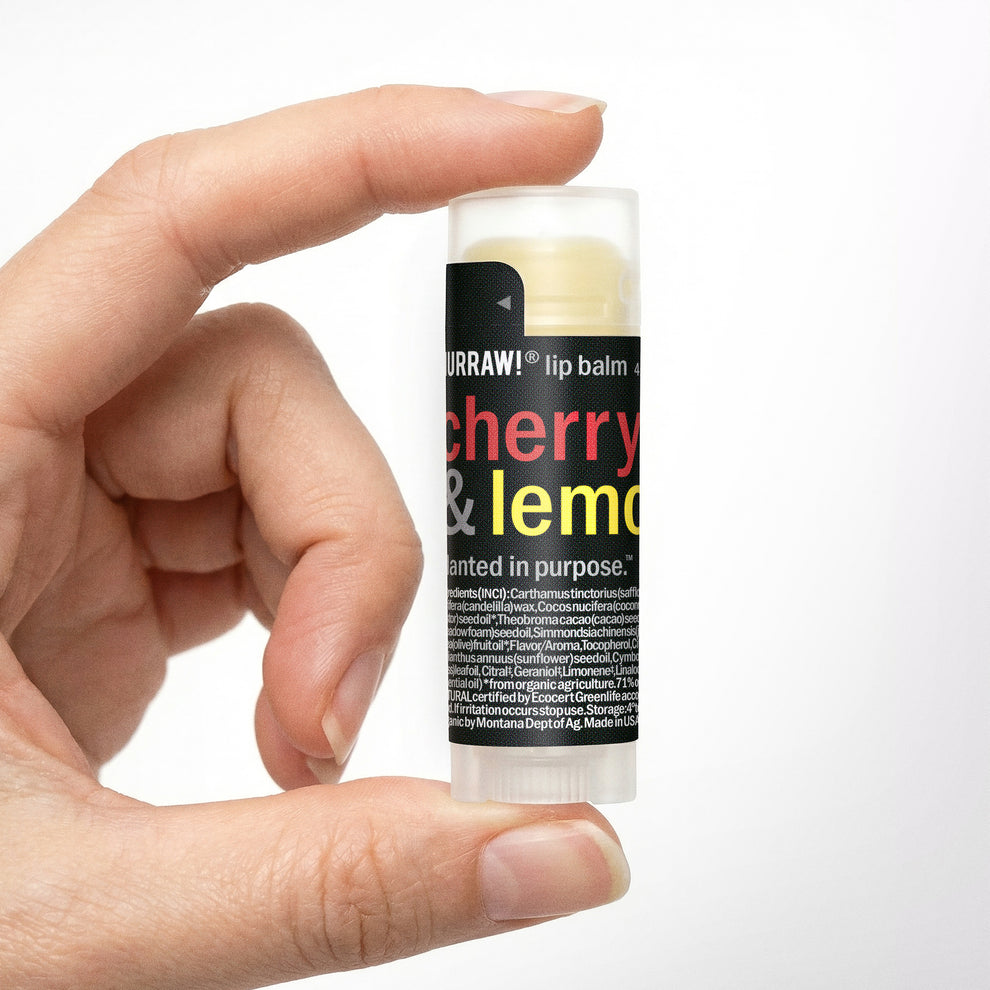 Hurraw! Lip Balm Cherry & Lemon