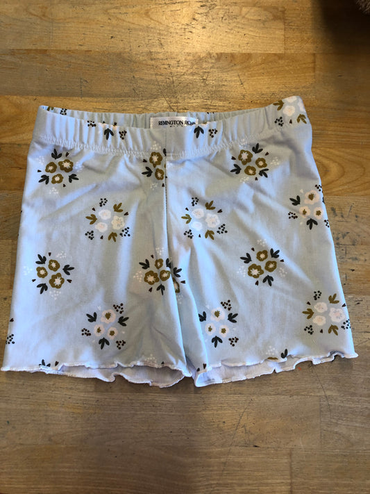Fitted Shorts- Seafoam Floral