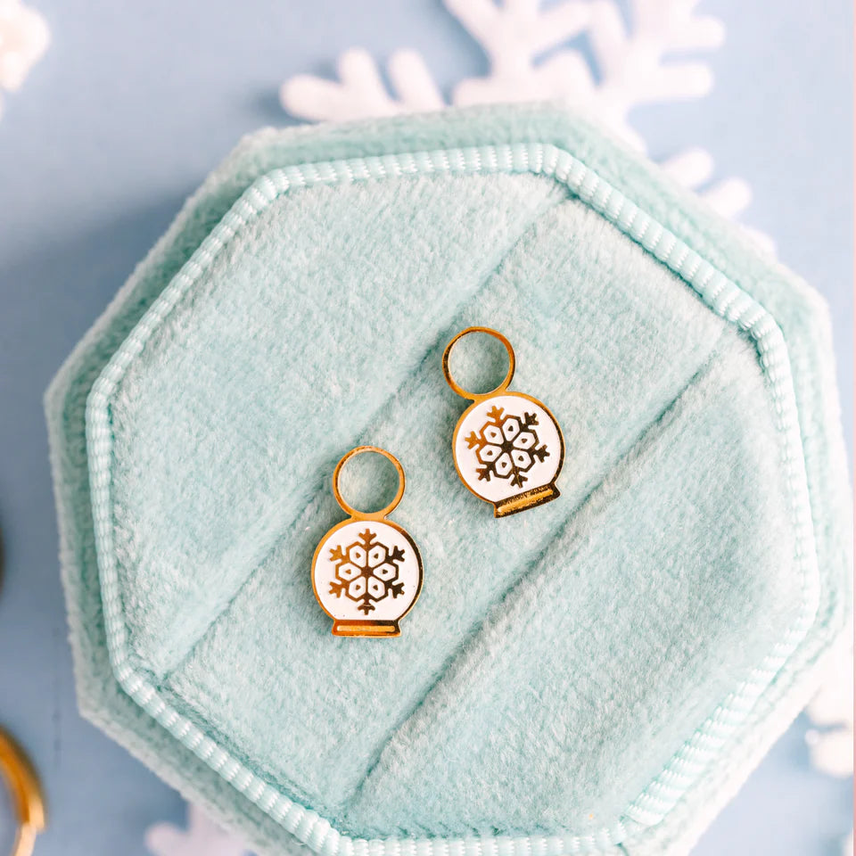 Snow Globe Charm for Earrings