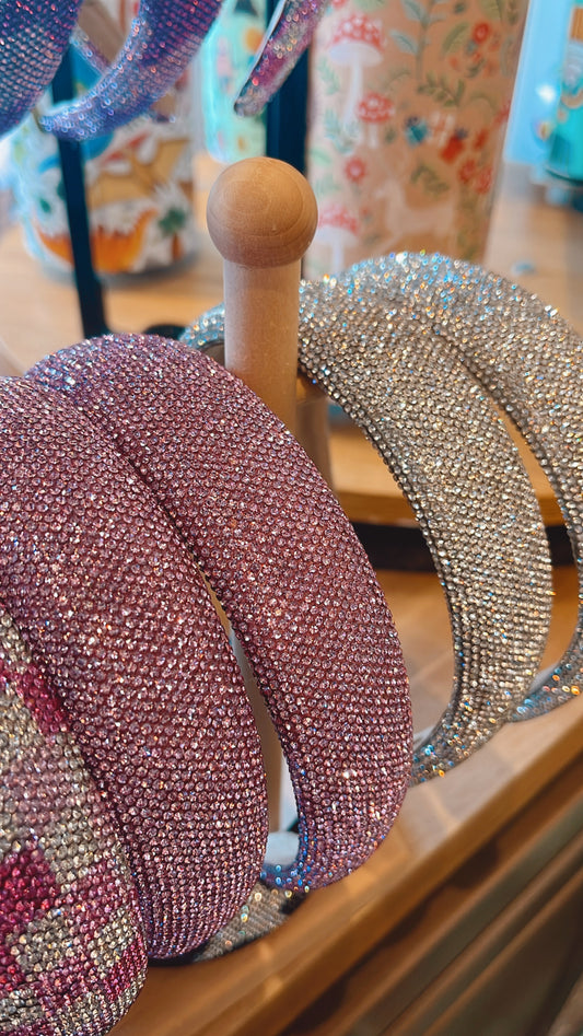 Pink Crystal Headband - Bari Lynn