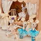 Ballerina Mouse and Friends in a Theater Box, with Magnetic Hands