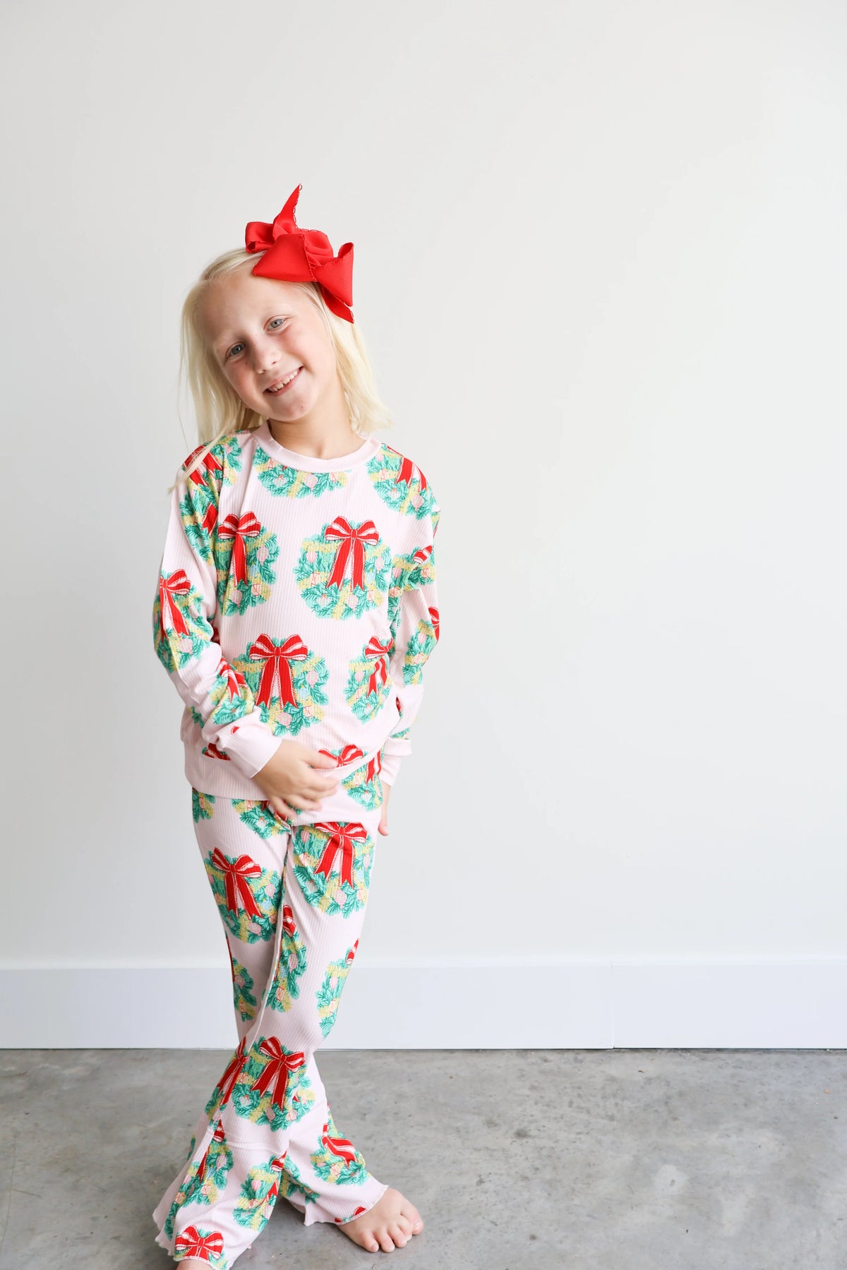 Sweatshirt & Leggings Set - Wreaths