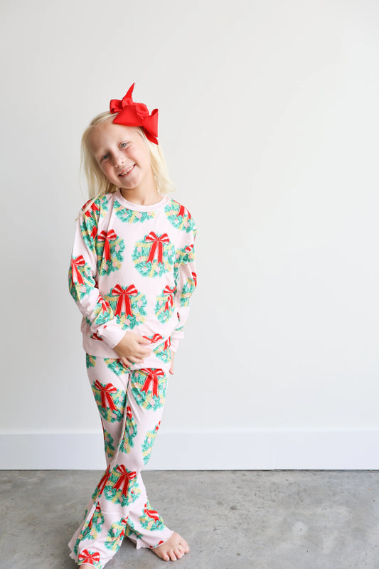 Sweatshirt & Leggings Set - Wreaths - Hollis Baker