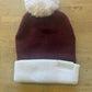 Santa Beanie - Burgundy