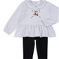 Girls' Bow Print Legging Set - Baby