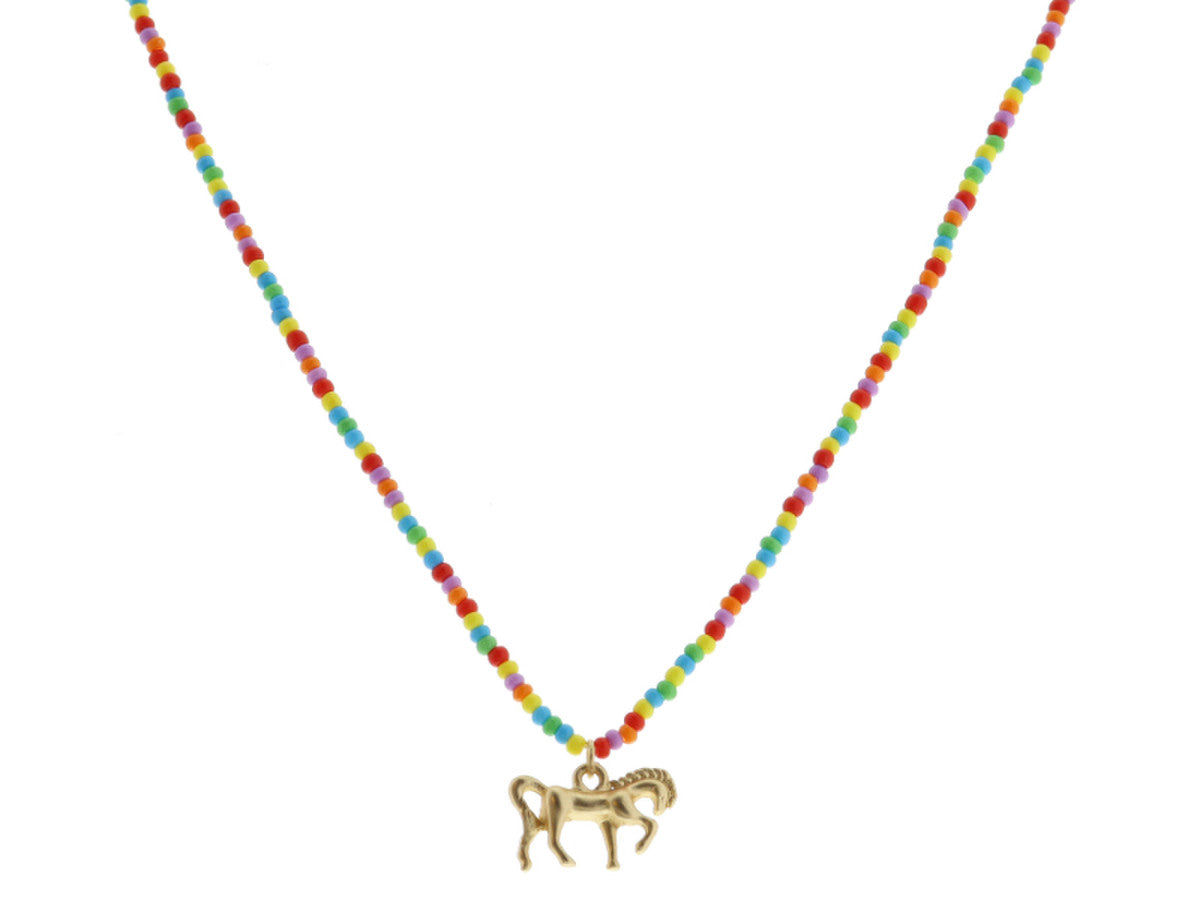 Unicorn Gold Necklace - Jane Marie