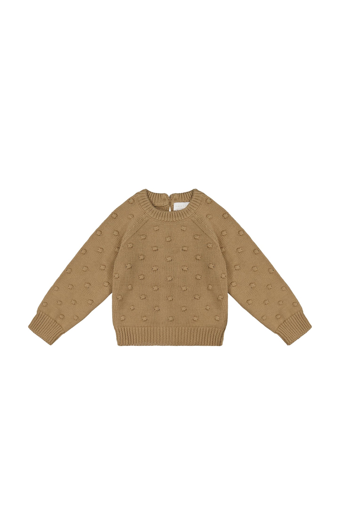 Dotty Knit Jumper - Caramel Cream - Jamie Kay