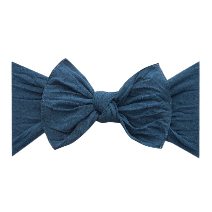 Slate Blue Classic Knot Headband