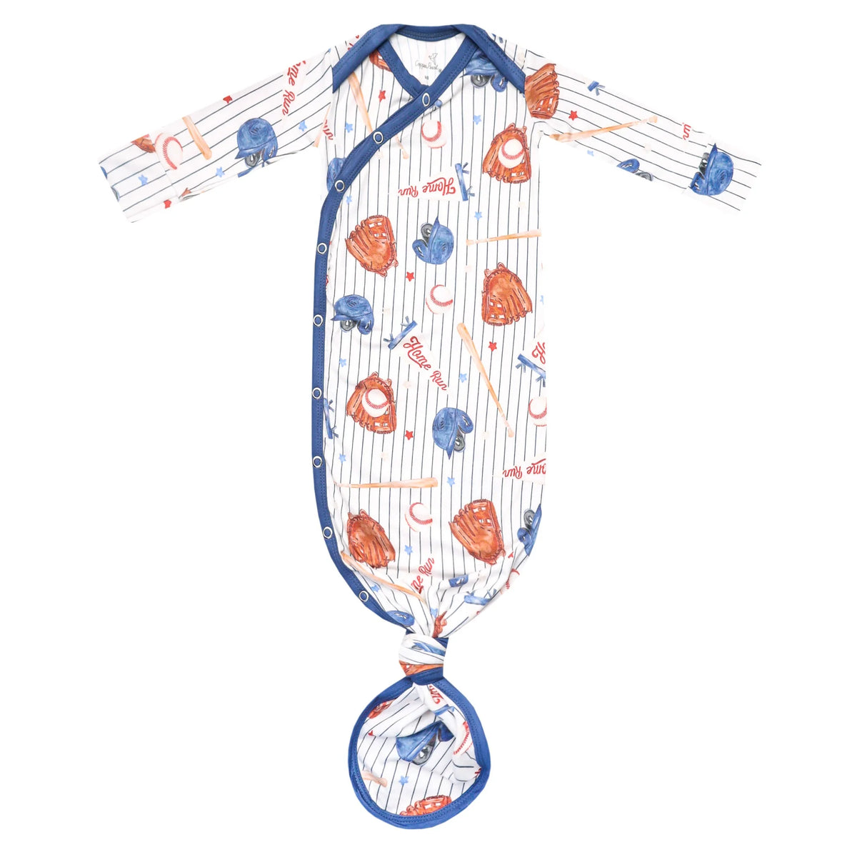 All Star Newborn Knotted Gown - Copper Pearl