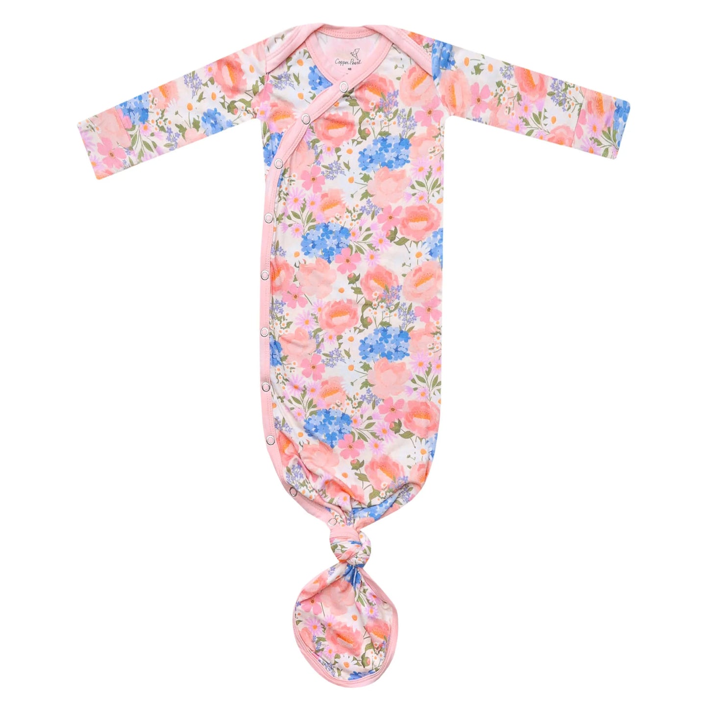 Penelope Bamboo Newborn Knotted Gownwn